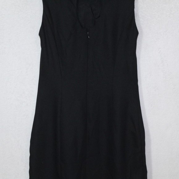 Vintage 90s Petite Sophisticate black sheath mini dress - Picture 9 of 11